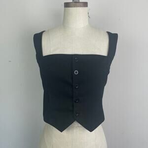 Cider Black Waistcoat, Size XL
